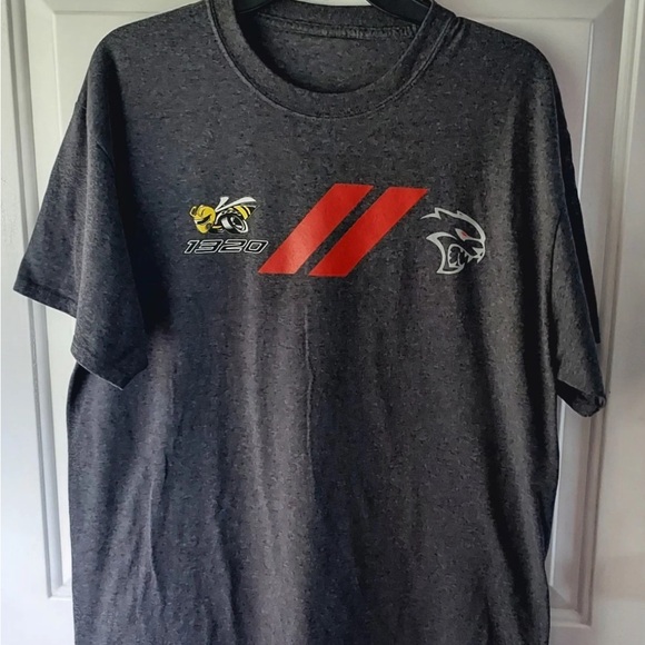 The Unbranded Brand Other - Dodge Challenger/Charger Scatpack Hellcat Men's Sz S Gray T-Shirt size is an est